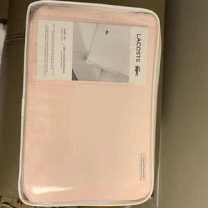 Lacoste 100% cotton percale twin XL sheet